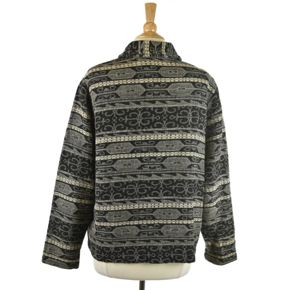 Chico's Abstract Pattern Button Up Jacket - Picture 4 of 6